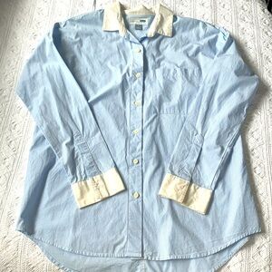💥 Old Navy pinstripe boyfriend shirt
